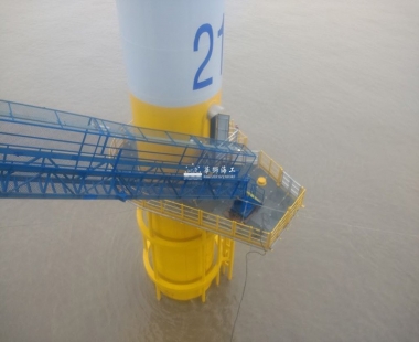 海工项目丨大丰H3海上风电安装船舷梯改造设计