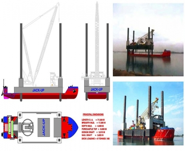 船舶项目丨77m 半潜船项目
