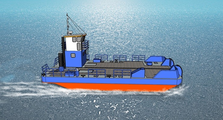 组装式浮箱船