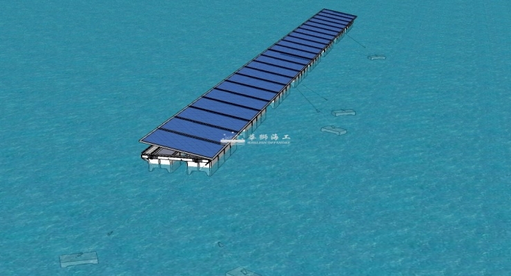漂浮式太阳能光伏浮台