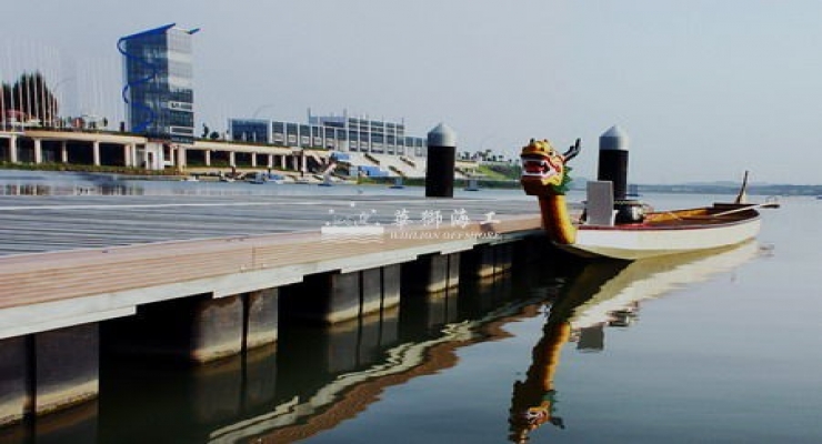 聚乙烯PE浮箱-镀锌钢结构游艇码头